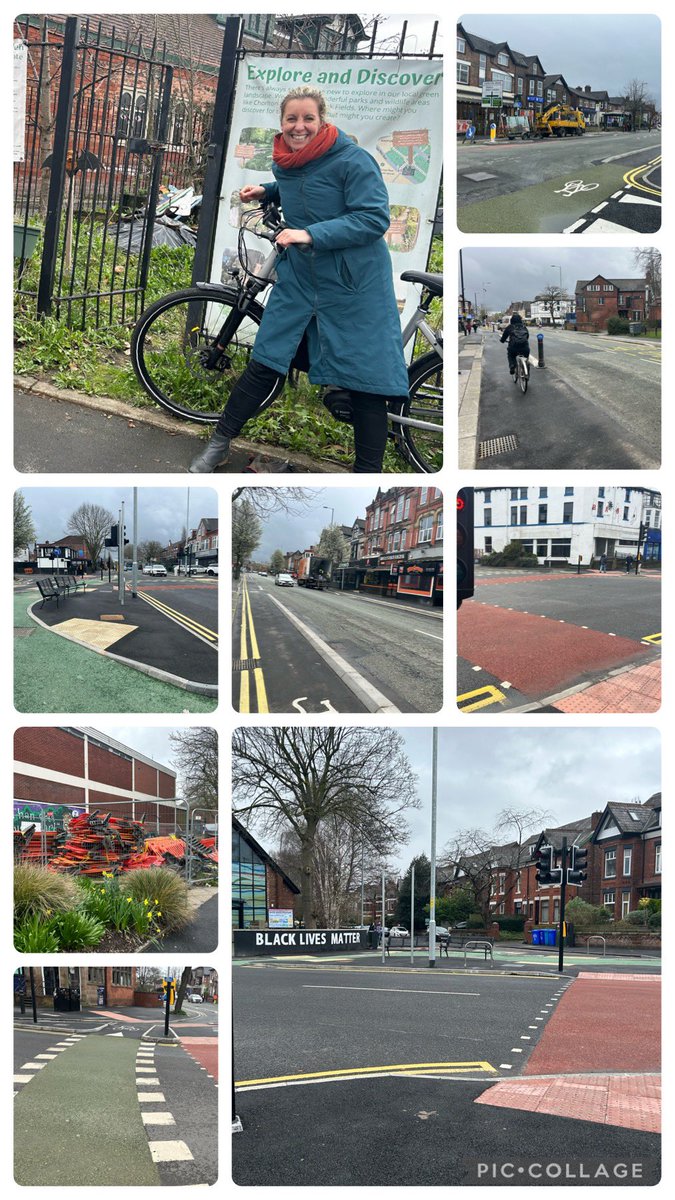 Eve Holt (@evefrancisholt) on Twitter photo Wow.  I’ve just cycled the length of the #Chorlton cycleway in my lunch break to check on progress and bar the section over the bridge I only saw one cone and one barrier.  So good to see the pavements and road free of all the clutter. 🐝
Eric Wright busy working to finish some Wow.  I’ve just cycled the length of the #Chorlton cycleway in my lunch break to check on progress and bar the section over the bridge I only saw one cone and one barrier.  So good to see the pavements and road free of all the clutter. 🐝
Eric Wright busy working to finish some