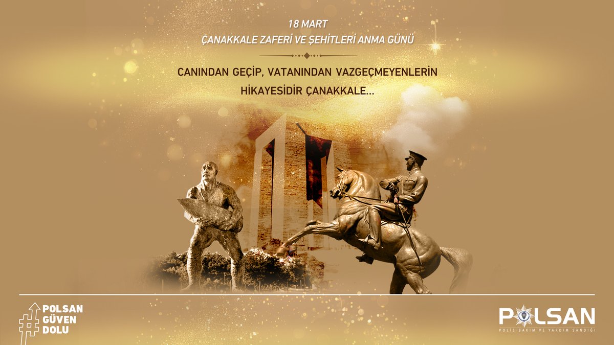 Canından geçip, vatanından vazgeçmeyenlerin hikayesidir Çanakkale… #18Mart #ÇanakkaleZaferi