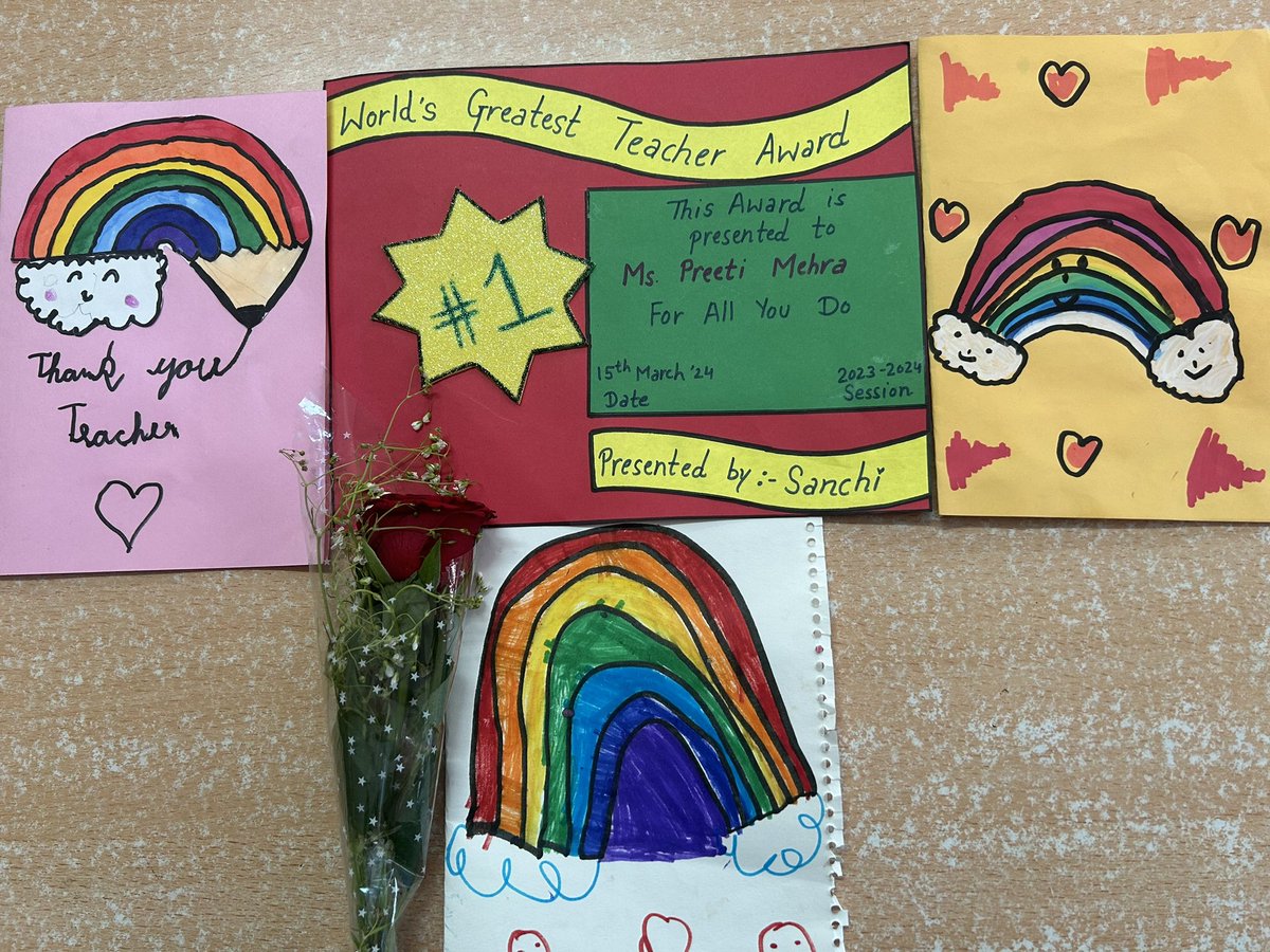 Preeti Mehra (@preetimehra77) on Twitter photo The greatest gift given to a teacher is the unconditional love by her students #lastday of session 2023-24 #ahlintl cls1 <a href="/ashokkp/">Ashok Pandey</a> <a href="/y_sanjay/">Sanjay Yadav</a> <a href="/pntduggal/">PUNEET DUGGAL</a> <a href="/ShandilyaPooja/">Pooja Shandilya</a> <a href="/WeAreTeachers/">We Are Teachers</a> <a href="/TPlus_tweets/">TeacherPlus</a> <a href="/ttfUpdates/">The Teacher Foundation</a> <a href="/teachersofindia/">Teachers of India</a> <a href="/TeachForIndia/">Teach For India</a> <a href="/Teachyou8/">Teachyou</a> <a href="/TeachThought/">TeachThought</a> The greatest gift given to a teacher is the unconditional love by her students #lastday of session 2023-24 #ahlintl cls1 <a href="/ashokkp/">Ashok Pandey</a> <a href="/y_sanjay/">Sanjay Yadav</a> <a href="/pntduggal/">PUNEET DUGGAL</a> <a href="/ShandilyaPooja/">Pooja Shandilya</a> <a href="/WeAreTeachers/">We Are Teachers</a> <a href="/TPlus_tweets/">TeacherPlus</a> <a href="/ttfUpdates/">The Teacher Foundation</a> <a href="/teachersofindia/">Teachers of India</a> <a href="/TeachForIndia/">Teach For India</a> <a href="/Teachyou8/">Teachyou</a> <a href="/TeachThought/">TeachThought</a>