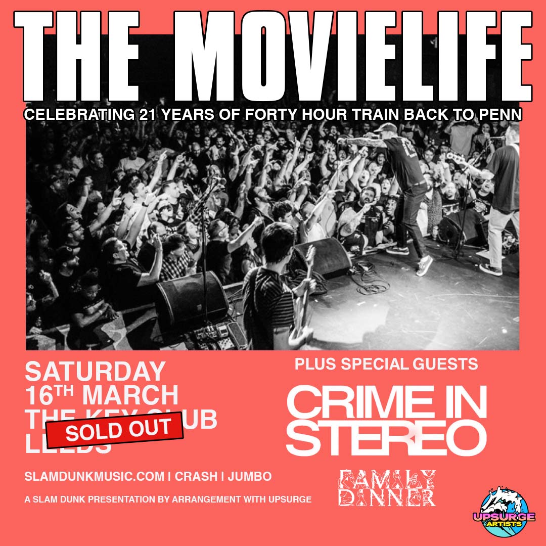 Tonight's sold out show at @thekeyclubleeds!

Times: @familydinnerusa 7.20pm / @CrimeinStereo  8.05pm / @TheMovielifeNYC 9.10pm