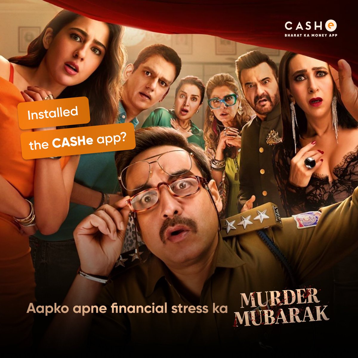 You don't want to get caught as the murderer (of your bank balance)! 😵‍💫 Prevent this, install the CASHe app now and don't let your bank balance die out. #CASHe #InvestAndBorrow #BharatKaMoneyApp #MurderMubarak