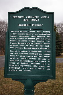 Bernice Gera filed a civil rights suit against #MLB on 3/15/71 when her contract to umpire in the New York-Penn League became void after 6 days without an explanation. The @NYSHumanRights ruled for her & becoming the 1st woman to umpire a @MiLB game.. #BaseballandtheLaw 244-5