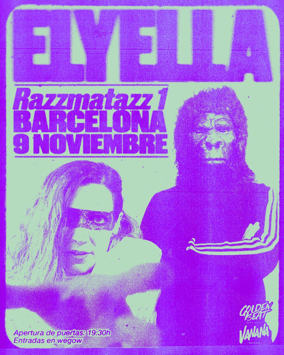 Ya están a la venta las entradas para vernos en Barcelona el 9 de nov. @RazzmatazzClubs1 Fiestoteeeeeee wegow.com/es/conciertos/…