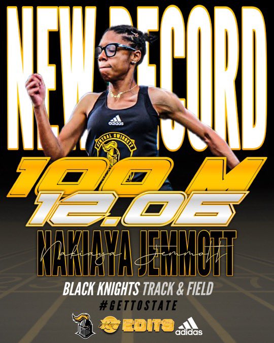 🚨Record breaker 🚨 for 2025 Sprinter @iamayaik Congrats Queen. College coaches come shop she just getting started. Blessings Overflowing at the 🏰. Every Knight Every Day Whatever It Takes. #gettostate