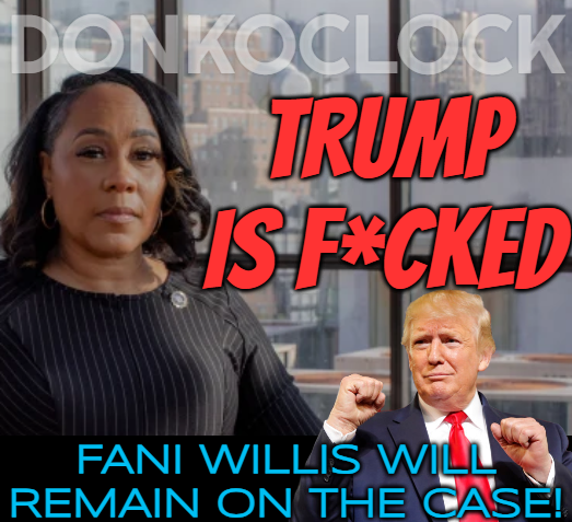 Fulton County Judge Scott McAfee just announced either Fani Willis is removed OR Special Prosecutor Nathan Wade leaves the team.

Easy choice! #FaniWillis

MAGA is going to be BIG mad on this one! #TrumpIsACriminal

Drop a 💙, and Smash that Share ♻️ if you LOVE this news! 🩵💙❤️