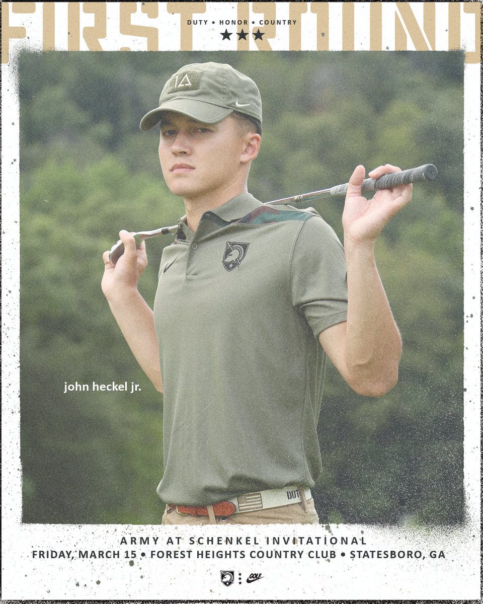 Ready to go in GA! ⏰ 9:45 tee 🏌️‍♂️ 44th @SchenkelInvite ⛳️ Forest Heights Country Club 📊 results.golfstat.com/public/leaderb… #GoArmy