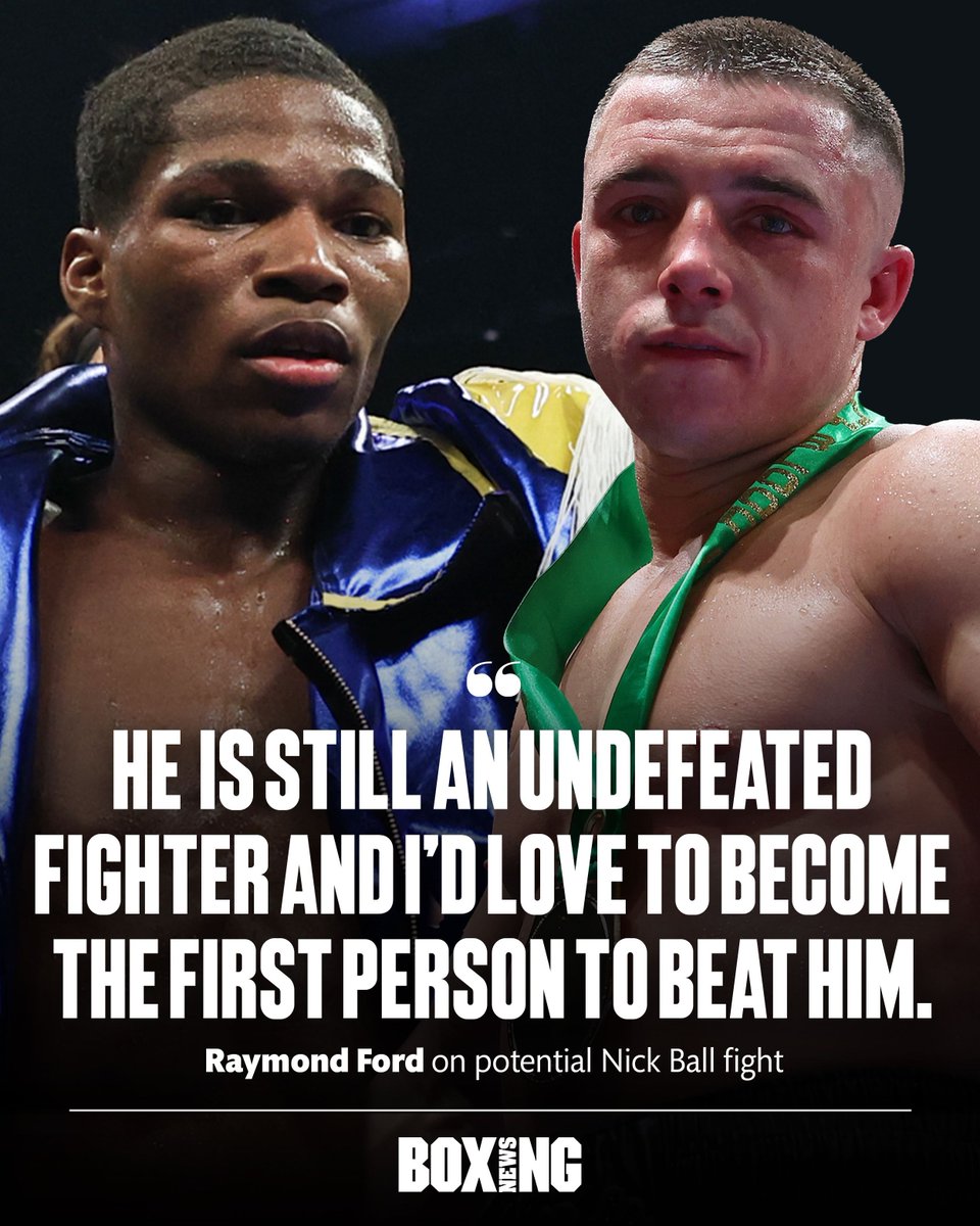 ⚖️ @raysavage856 tells @DeclanTaylor87 he is prepared to make featherweight one more time in order to face Nick Ball on the Matchroom v Queensberry card. Read here: buff.ly/3Vimdwq