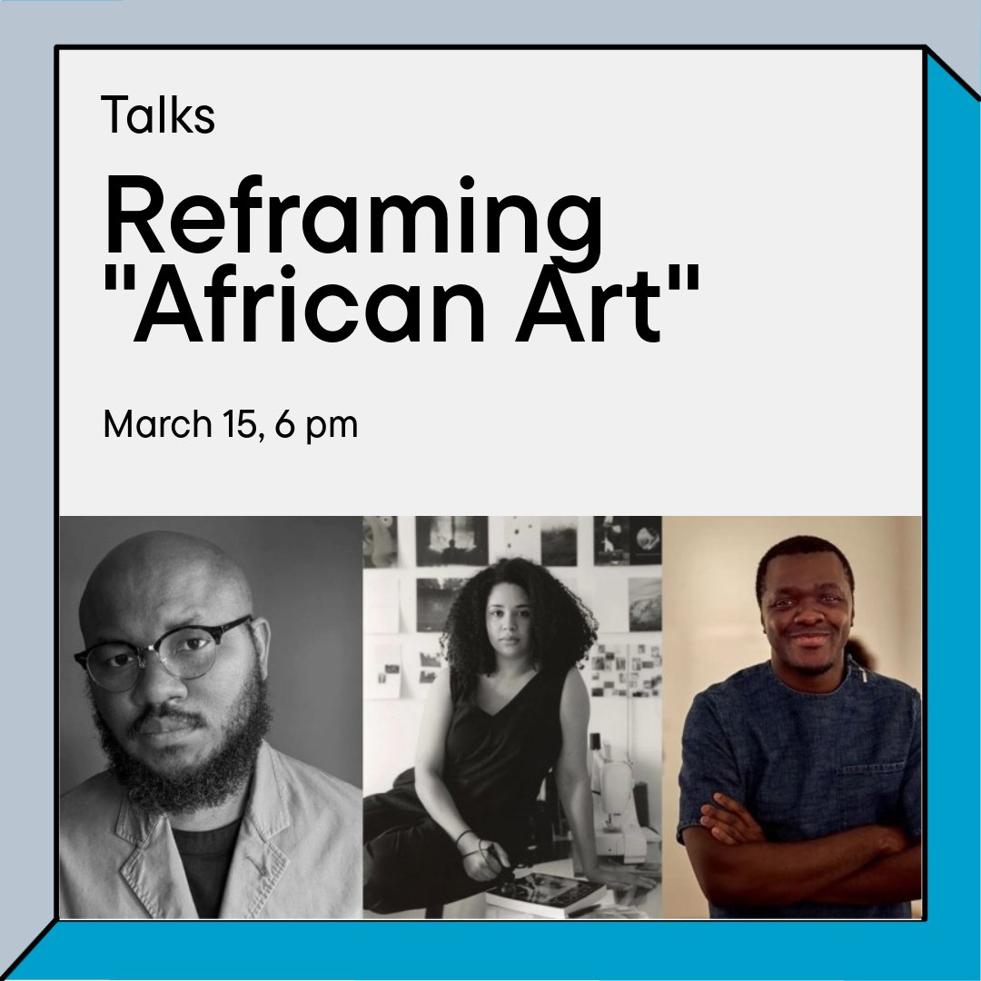 TONIGHT! Artists Abraham O. Oghobase, Mallory Lowe Mpoka and Moridja Kitenge Banza will have a conversation offering unique insights into their individual practices across various mediums, perspectives, and cultural influences. ago.ca/events/reframi…