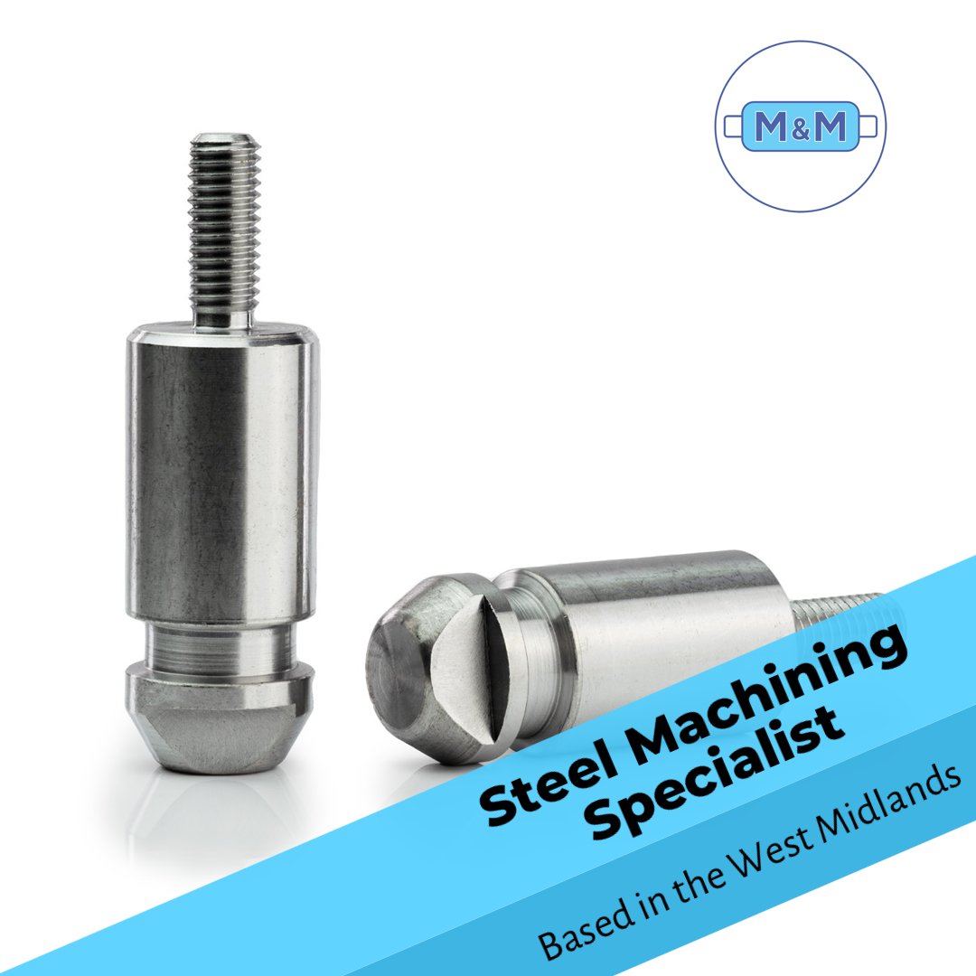 ➡️ We are specialists in machining all grades of steel ✅ #steel #turnedparts #machinedparts #redditch #uk