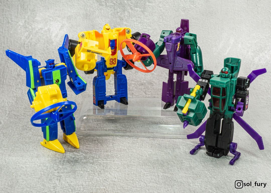 SolFury's tweet photo. The Generation 2 Rotor Force are some cool new design Transformers toys from 1994. I'd love updates to the rest of these guys in Transformers Legacy.

#transformers 
#transformersgeneration2 #transformersg2 https://t.co/2RLaAB7Tie