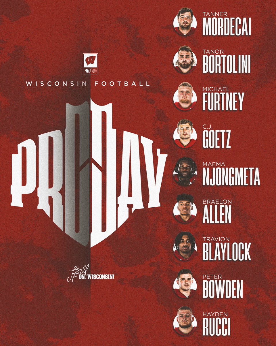 Wisconsin Football tweet media