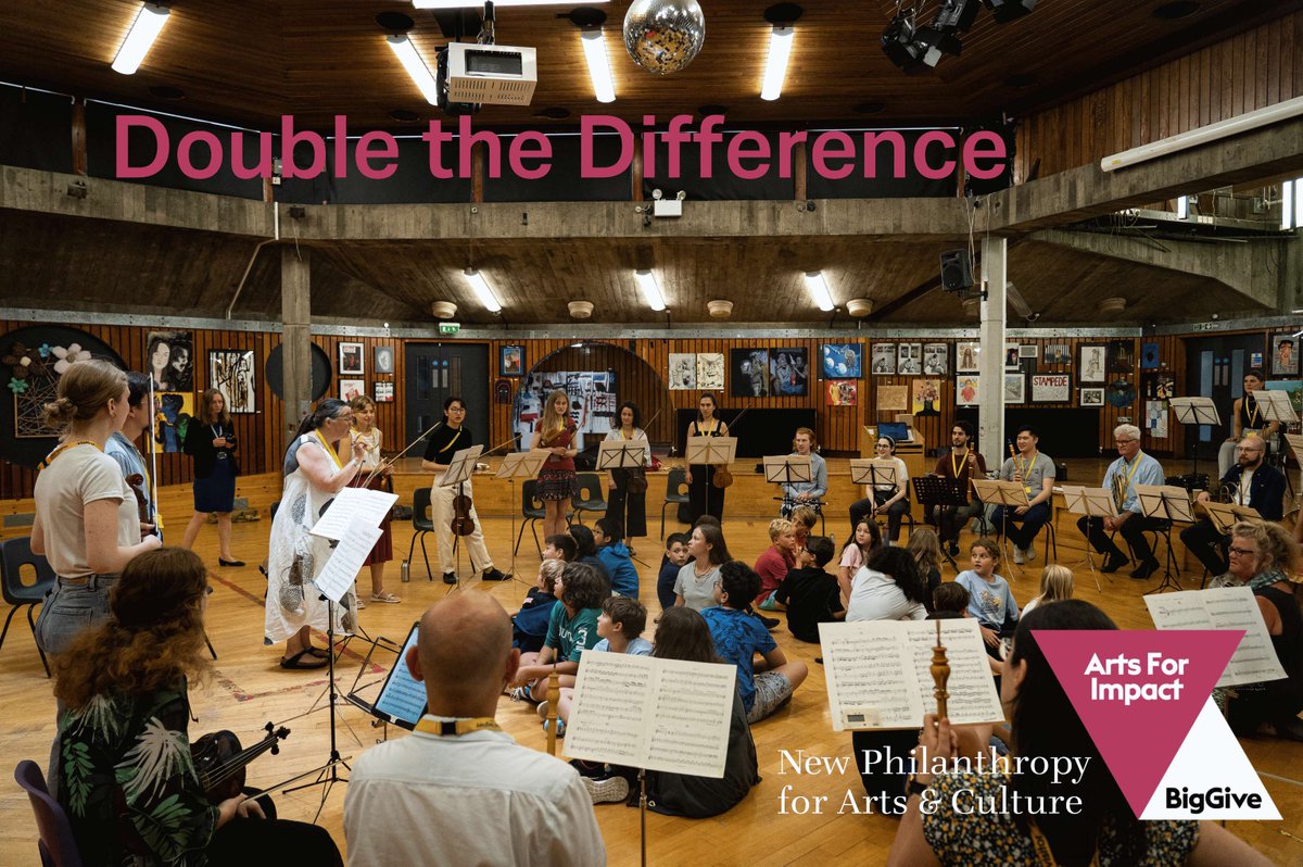 We'll be taking part in the nationwide #ArtsForImpact campaign from 19th – 26th March. If you make a donation to the OAE, it will be doubled through match funding. All donations will support our orchestra based in Acland Burghley School. See more at BigGive.org