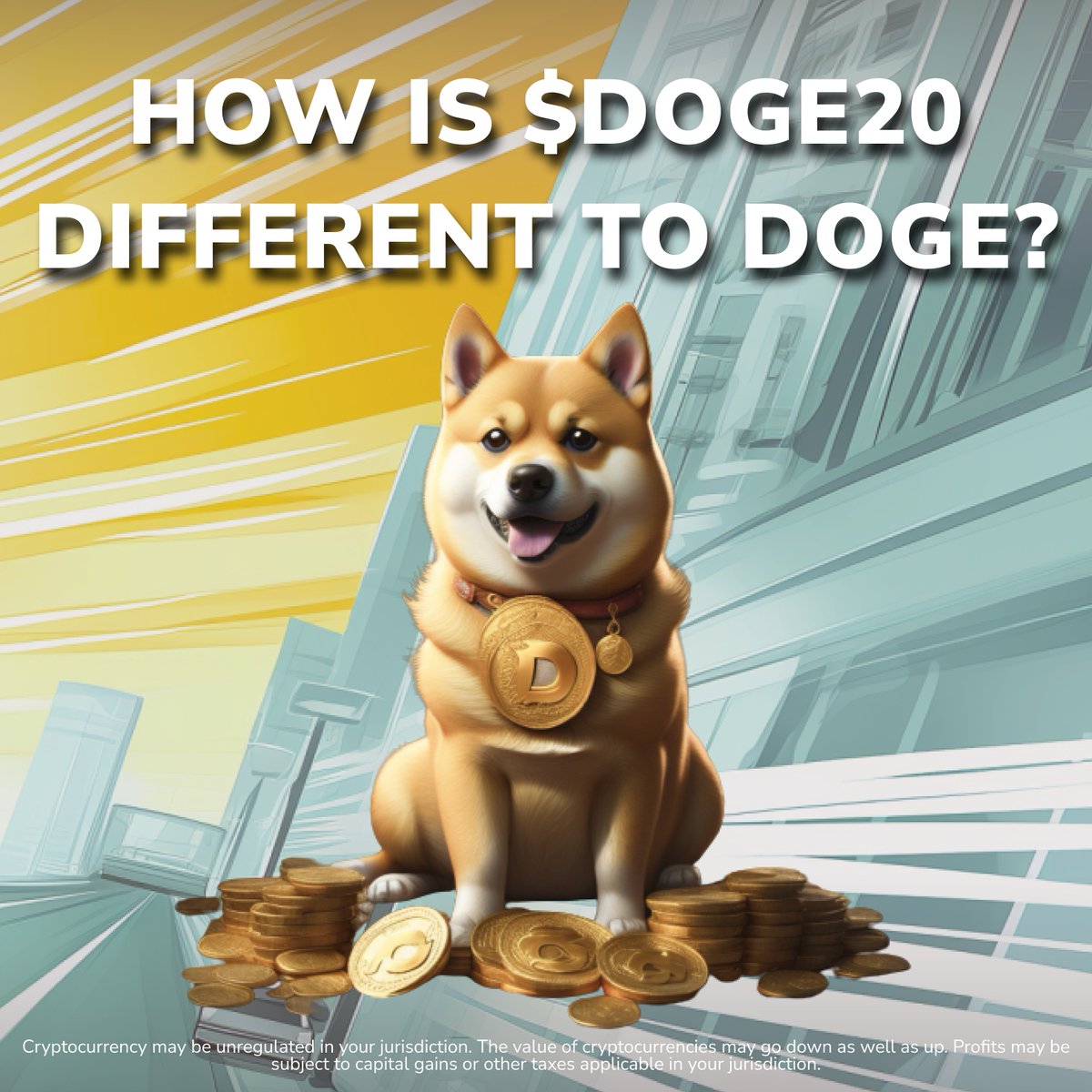 How is #Dogecoin20 different from #Dogecoin? $DOGE20 is part of the #DOGE  family of #Memecoins but it adds more utility and value for holders by  introducing staking on #Ethereum for passive rewards.