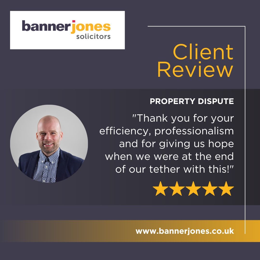 Congratulations 🎉 go to Rob Stubbs (Head of Dispute Resolution) on this #FeelGoodFriday as he received this review after successfully concluding a property dispute for a client👏 

🔎 buff.ly/3XVi4ME 

#disputeresolution #propertydisputes #chesterfield #derbyshire