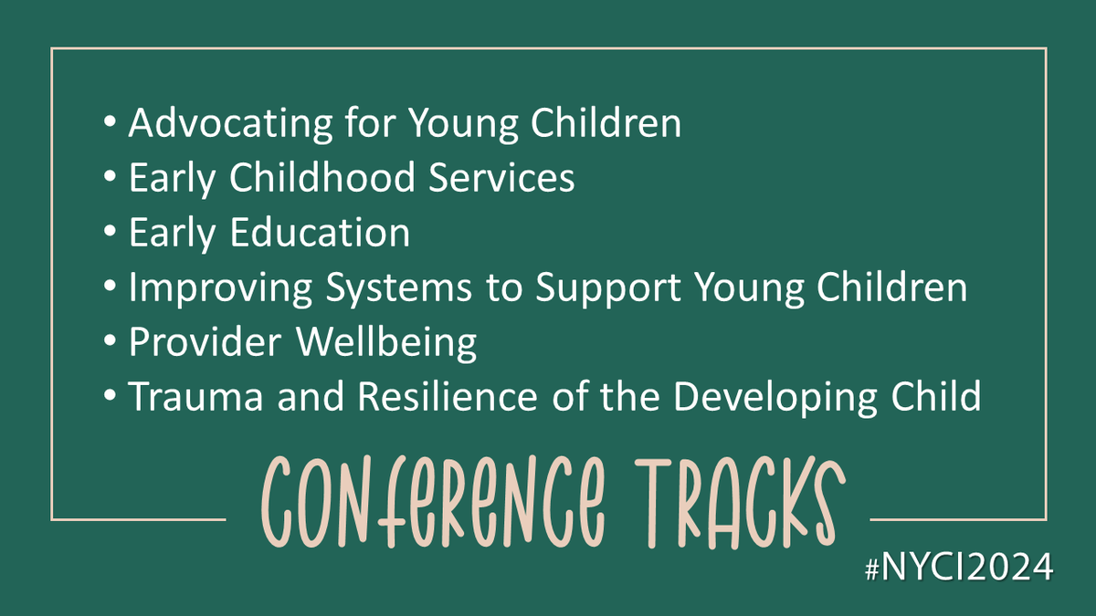It's not just a conference; it's a platform to make a difference. Choose from diverse tracks at #NYCI2024 and explore innovative ways to improve outcomes for Nebraska's young children and families. Which track resonates with you? 🌠