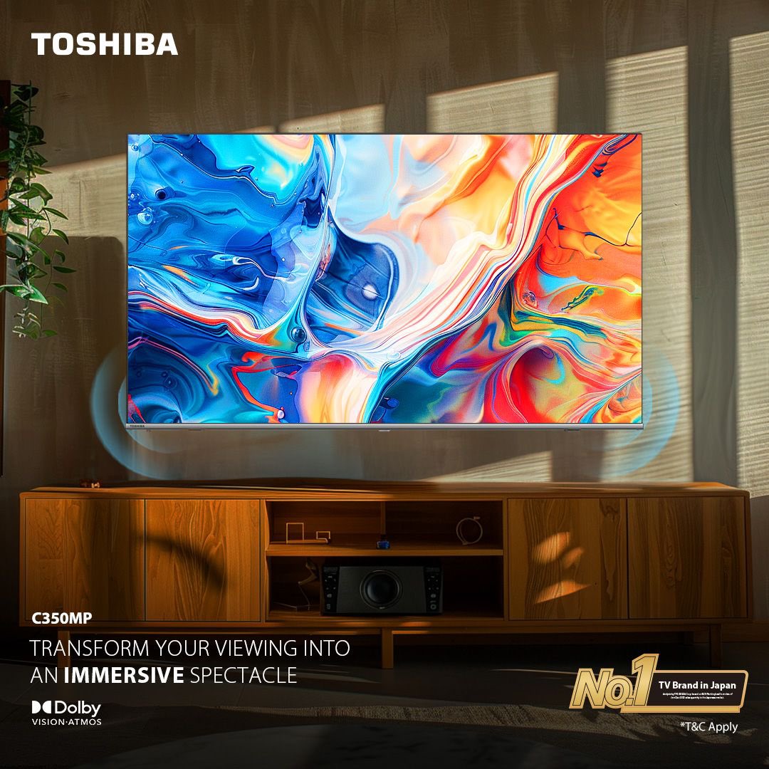 Transform your viewing into an immersive spectacle with the Toshiba C350MP Buy Now: linktr.ee/toshibaindia_ #ToshibaTvlndia #C350MP #BeRealBeBrilliant