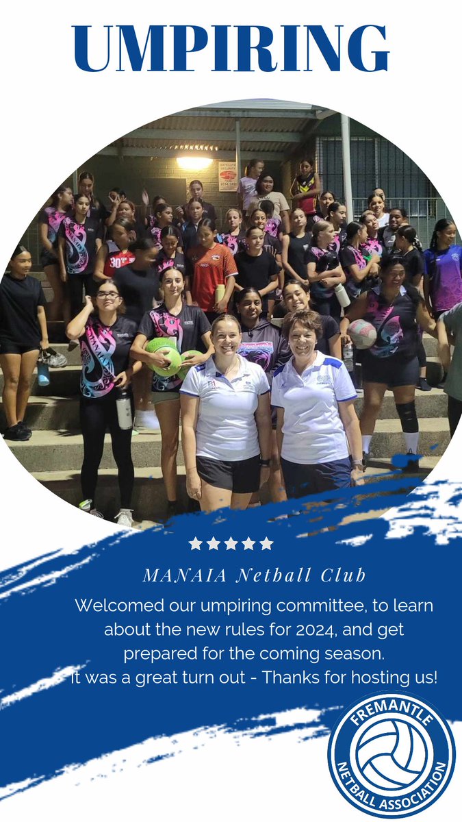 Fremantle Netball Association tweet media