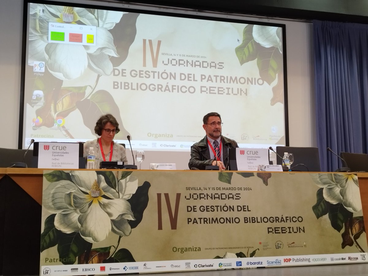 REBIUN (@rebiun) on Twitter photo 🟩✨ Lee las conclusiones de las #IVJornadasPatrimonioREBIUN el coordinador del #GTPatrimonioREBIUN Antonio Galán <a href="/agalangall/">Antonio L Galan Gall</a>, director de la <a href="/BibliotecaUCLM/">Biblioteca UCLM</a> junto a Almudena Iturri de <a href="/BUS_Antiguo/">Fondo Antiguo</a> 🟩✨ Lee las conclusiones de las #IVJornadasPatrimonioREBIUN el coordinador del #GTPatrimonioREBIUN Antonio Galán <a href="/agalangall/">Antonio L Galan Gall</a>, director de la <a href="/BibliotecaUCLM/">Biblioteca UCLM</a> junto a Almudena Iturri de <a href="/BUS_Antiguo/">Fondo Antiguo</a>