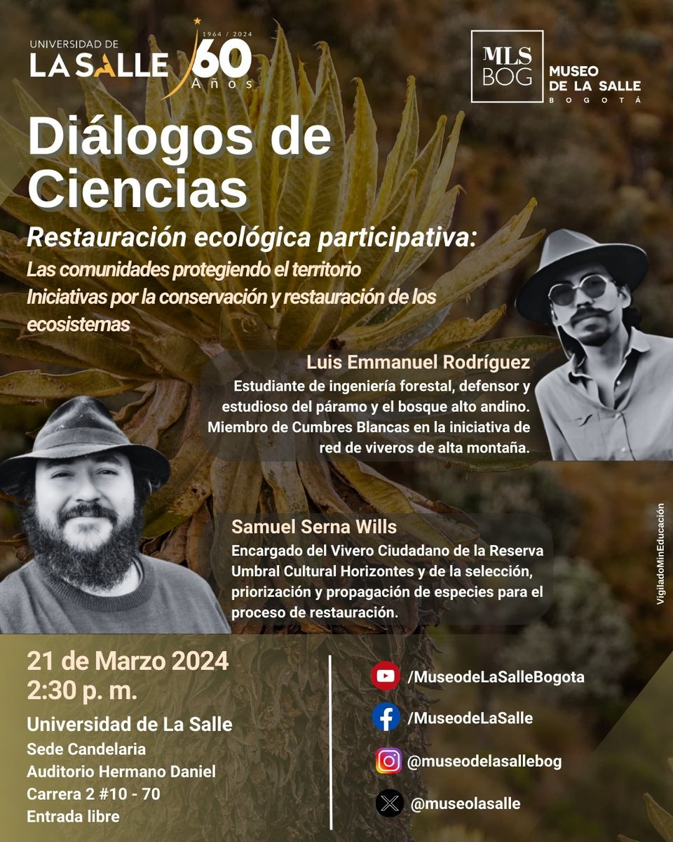 Viste los incendios forestales y quieres conocer como participar adecuadamente en su recuperación

El Museo de La Salle te invita a participar en su espacio Diálogos de Ciencia con el conversatorio "Restauración ecológica participativa"

<a href="/unisalle/">Unisalle</a>