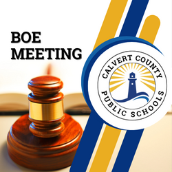 The Calvert County Board of Education will hold an unscheduled meeting Monday, March 18, 2024, at 10:30 a.m. To watch the meeting online go to: calvertnet.k12.md.us/board.../watch…. calvertnet.k12.md.us/news/article/~…