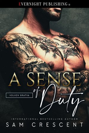 She was far too innocent and I knew I had no choice but to break her. A Sense of Duty (Volkov Bratva #2) by Sam Crescent #darkromance #mafia #enemiestolovers @booksirens #bookreview at loom.ly/0ectpLc