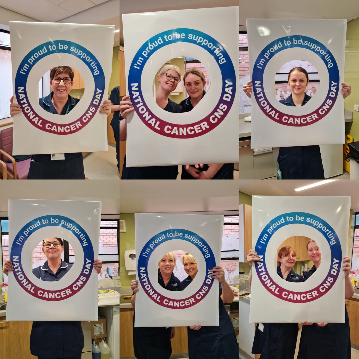 Some of our wonderful CNS team celebrating #NationalCancerCNSDay 👏🏼 Their hard work and dedication supports our patients through their cancer diagnosis, treatment and beyond 💙💙