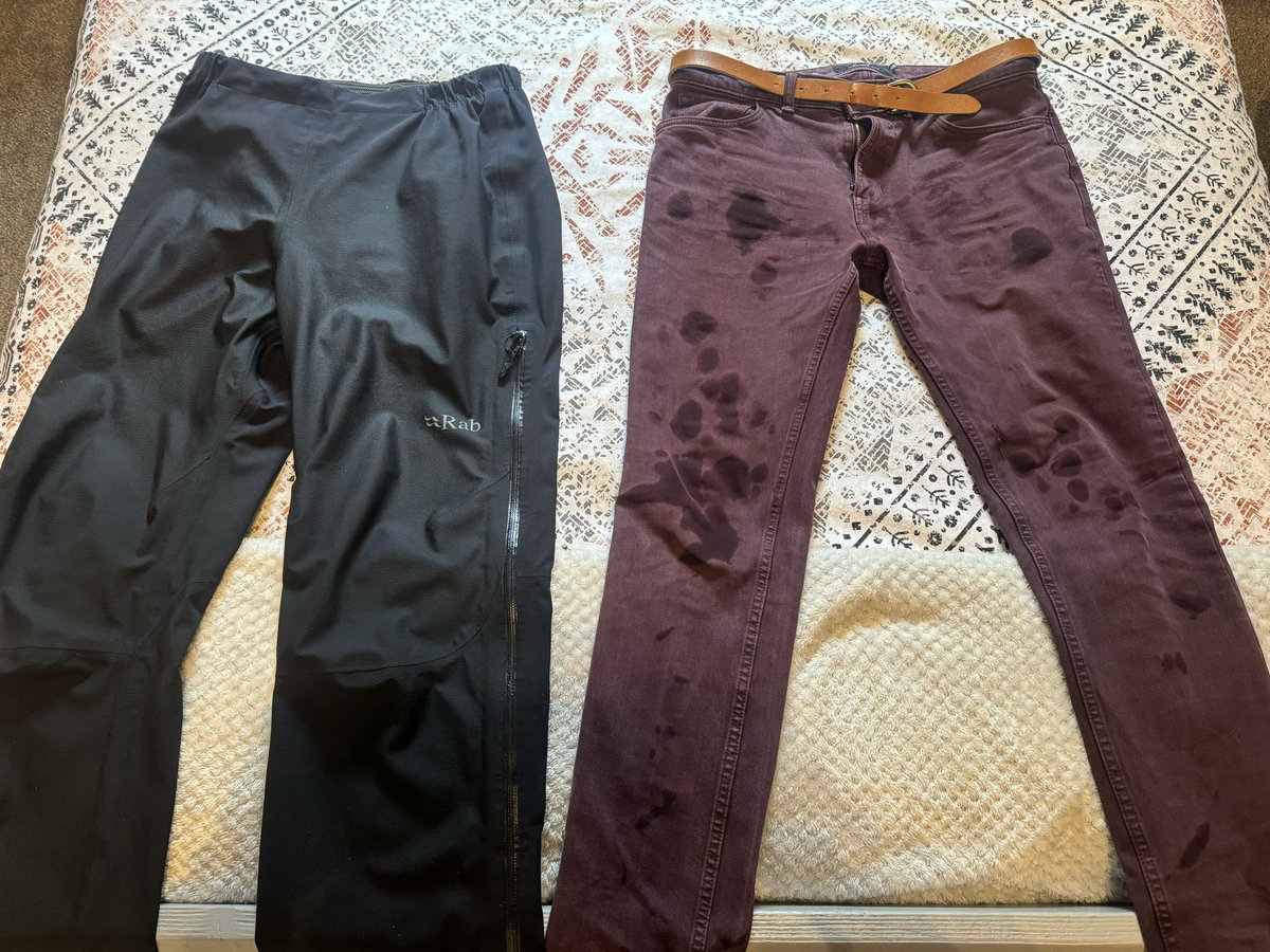 ryanmcgee82's tweet photo. @rab_equipment I wouldn’t recommend the Rab Firewall Waterproof pants, an expensive over priced product made cheaply in China has resulted in poor performance. Rab is rapidly becoming disappointing with little help willingness to help resolve issues #pisspoor #rab #rab_equipment https://t.co/AkI47Pj2hn
