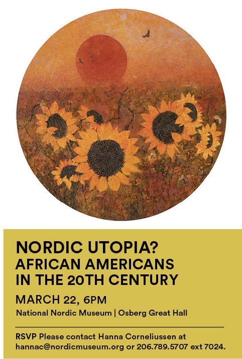 Nordic Utopia? African Americans in the 20th Century illuminates the untold story of African American visual and performing artists who sought new possibilities, inspiration, and environments in the Nordic countries. Exhibition opens next Friday 3/25.