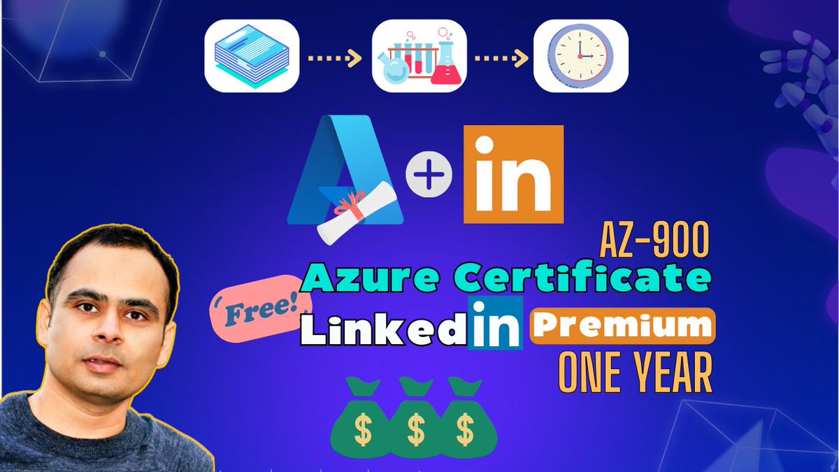 AZ-900 Free Certificate and Free 12 Month LinkedIn Premium Voucher 🧐 #azure #linkedin
youtu.be/OeSIaosoMM0

az-900,az 900 certification exam,az 900 dumps,free linkedin premium, jobs