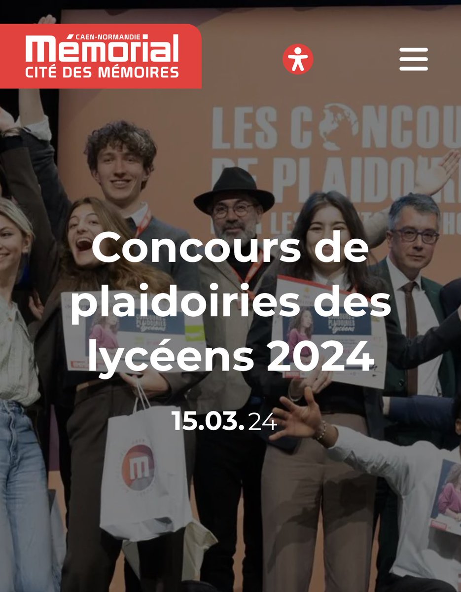 DuhamelLycee's tweet photo. #éloquence
Aujourd’hui, Jeanne, concourt aux plaidoiries de Caen et représente le Lycee Duhamel du Monceau, l’académie d’Orléans-Tours, et la région Centre Val de Loire.
Nous lui souhaitons bonne chance ! https://t.co/au7OyIdvmh