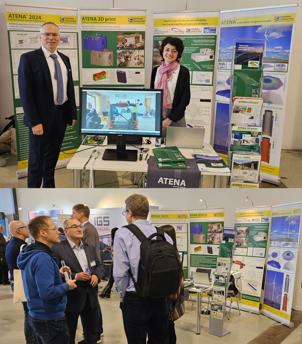 cervenka_cons's tweet photo. It was our pleasure to participate in this year's big event Brückenbausymposium in Dresden where the new #ATENA2024 was presented this week. For more info about the new pre-processor you can go here: https://t.co/FiuFWQOn9B
#ATENAsoftware #engineering #nonlinearanalysis https://t.co/mpex4lkkp8