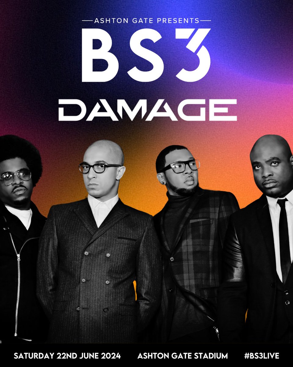 We’ll be loving Damage 𝑭𝒐𝒓𝒆𝒗𝒆𝒓… 🫶 The internationally renowned British R&B boyband with four UK Top 10 singles will bring their sweet vocals to #BS3Live this summer! 🎟️ Secure your tickets at bs3live.com