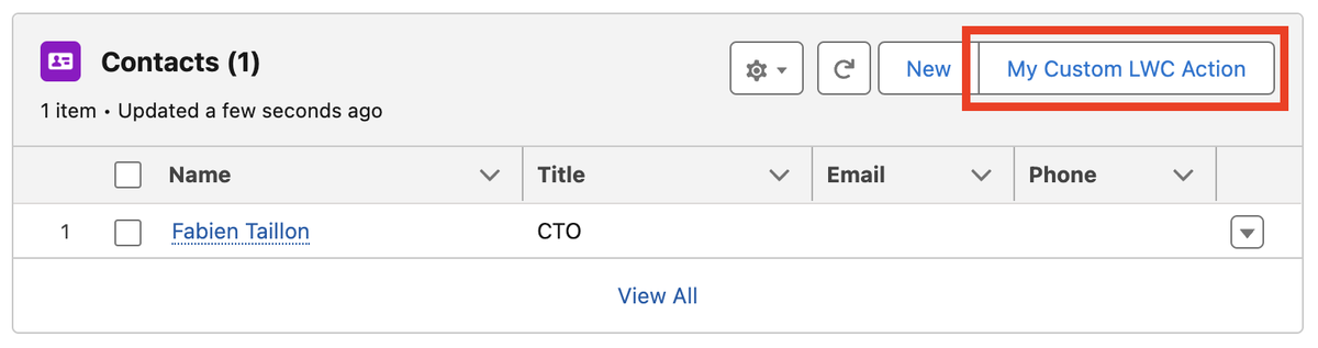 It's a little bit sad that after 10 years of Lightning Experience I still need to create an Idea to get custom code buttons for Related List and List View be something else than Visualforce but here it is! Please vote to get LWC available as list button: ideas.salesforce.com/s/idea/a0B8W00…