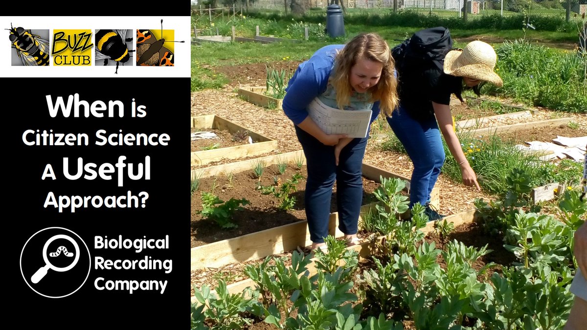 When is #citizenscience a useful approach? Join @BethBees to hear what she learnt from the @TeamPollinate project in Brighton. Check out @The_Buzz_Club Citizen Science Virtual Symposium for more info: eventbrite.co.uk/e/773643988997
