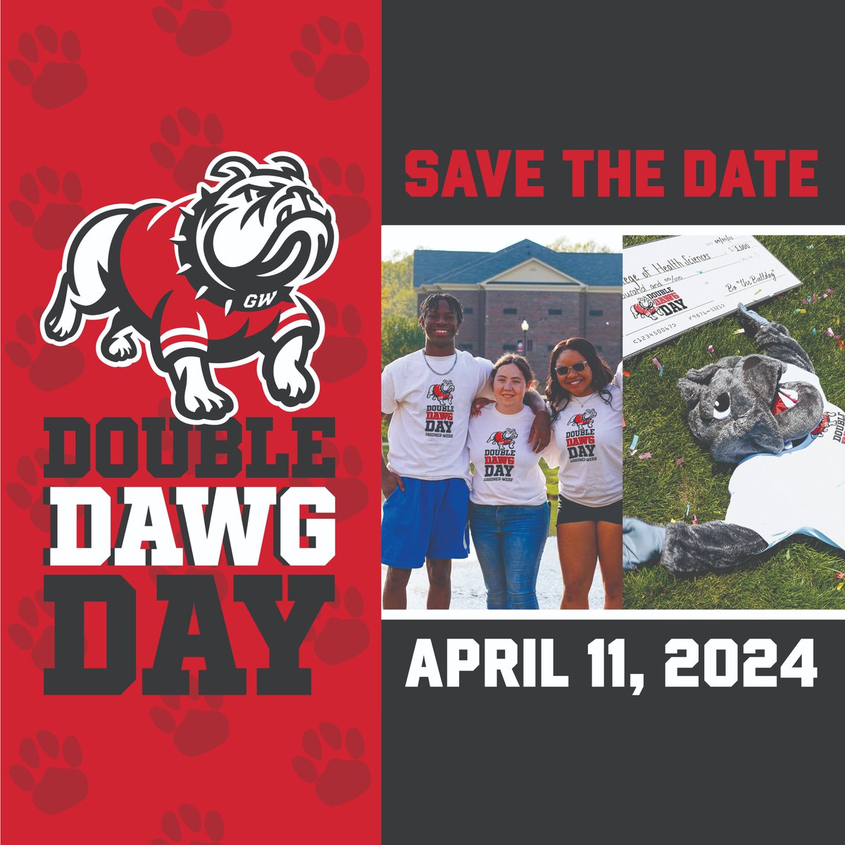 If you  haven't already done so, check out this article! 📰 #doubledawgday is 2⃣7⃣ days away!

gardner-webb.edu/news/double-da…