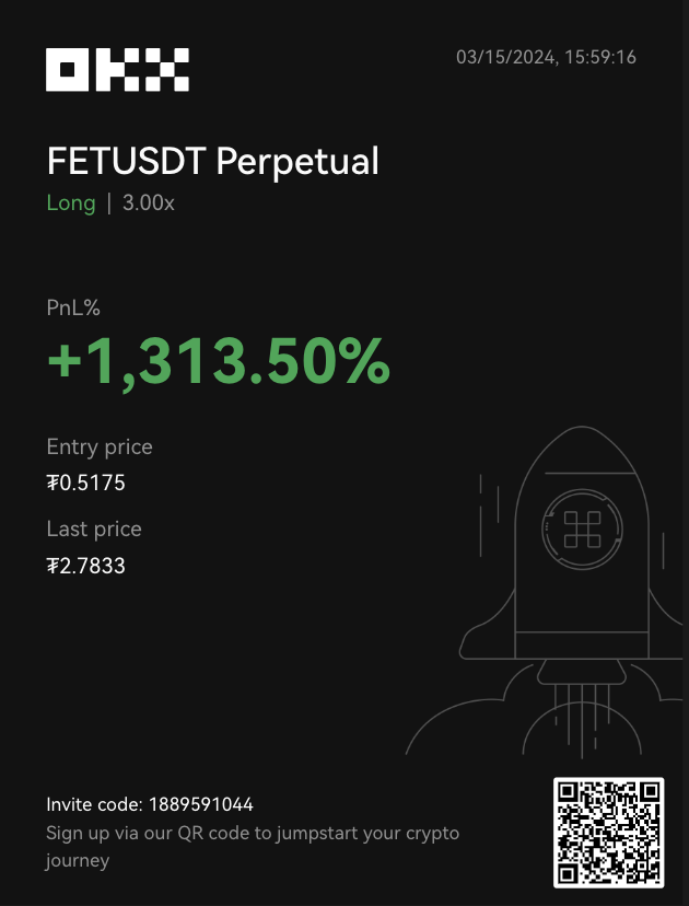 Efloud's tweet photo. $FET | Update (On Requests)

Current Situation:
I sold second addition with unleveraged 163% profit (shared with you, see 3rd note on chart)
I hold 33% of my original position with unleveraged 432% profit (shared with you, see 1st note on chart)
I also hold my spot purchases (not shared here).
Trust your gut (see 4th note on chart :)

New Idea:
If price pulls back to previous accumulation zone, I want to add same amount that I just sold. Between $1.8-1.9.

Warning:
It still has hype. I sold some amount because I want to use dollars for other opportunities. There will be a pullback but I don't know from where and when it's gonna happen. That's why, I still hold other positions.

Request:
If you made money with my calls, please share some of it with people who need more than you. Thanks.