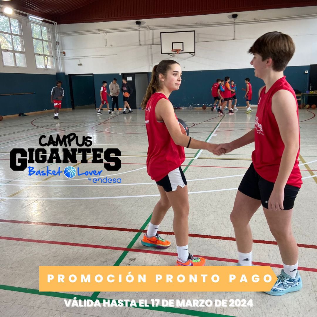 💥 Promoción Pronto Pago 💥

👉🏼 Benefíciate del descuento por pronto pago introduciendo el pincode “PROPA24” en el formulario de inscripción.

✅ Promoción válida hasta el 17 de marzo 2024

¡Aprovéchalo! 😜

<a href="/CampusGigantes/">Campus Gigantes Basket🏀Lover</a> #CampusGigantes #BasketLover
