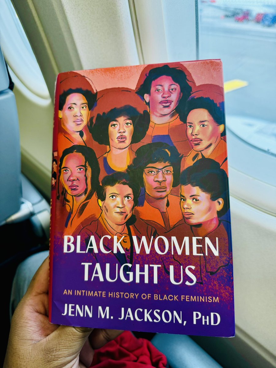 Enroute to St. Louis and in brilliant company on this non-stop from LGA. Thank you for this gem @JennMJacksonPhD #BlackWomenTaughtUs