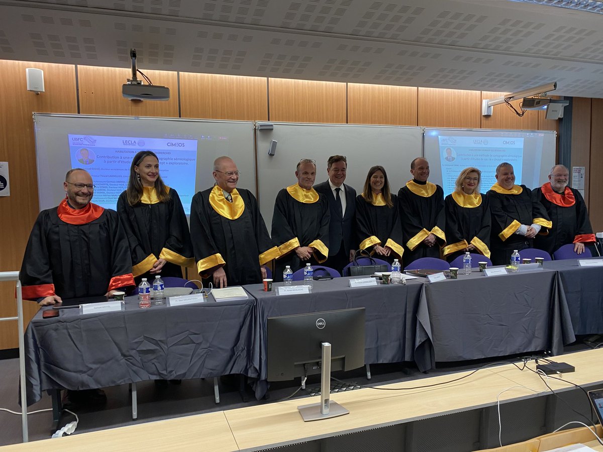 Joie de siéger mercredi 13 mars dans le jury d'HDR en Sciences de l'Information et de de la Communication de <a href="/E_mmanuel/">Emmanuel C.</a> Carré avec <a href="/LardellierP/">Pascal Lardellier</a> <a href="/Eleni_Mour_/">Eleni Mouratidou</a> <a href="/samuelmayol/">Samuel MAYOL</a> <a href="/Gillesbrachotte/">Gilles Brachotte</a> François Silva Carmen Andrei Nelly Labere Adrian Mihalache

<a href="/UnivCathoOuest/">UCO</a> à Niort