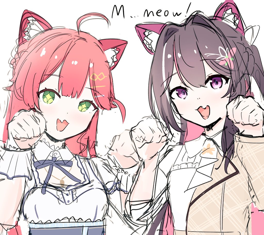 #miko_Art #AZKiART 🐱🌸⚒️