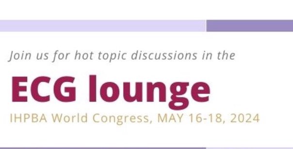 Early career content for #IHPBA24 The #ECGlounge is back with great opportunities to talk with colleagues & IHPBA leadership - 📅👇🏻 Don’t miss it! 🔹how to get engaged @ihpba 🔹managing 1st 5 years in practice 🔹practice outside the ivory tower #some4hpb