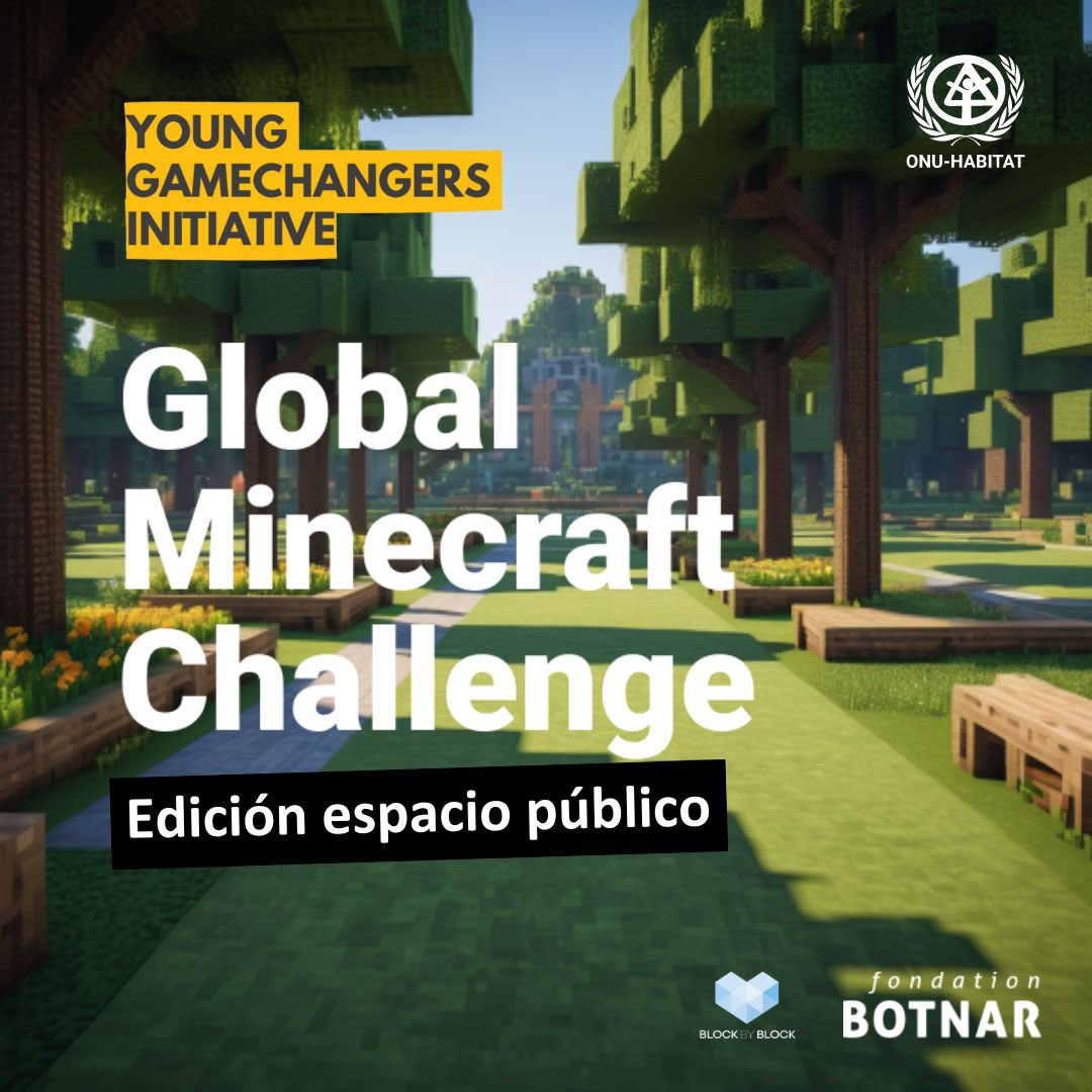 La información sobre el Desafío Global de Minecraft y el formulario de inscripción ya están disponibles en español.

Consulta la página web: unhabitatyouth.org/global-minecra…

Regístrate aquí: forms.gle/LH4trn5Ru4Vp5S…

#YoungGamechangers