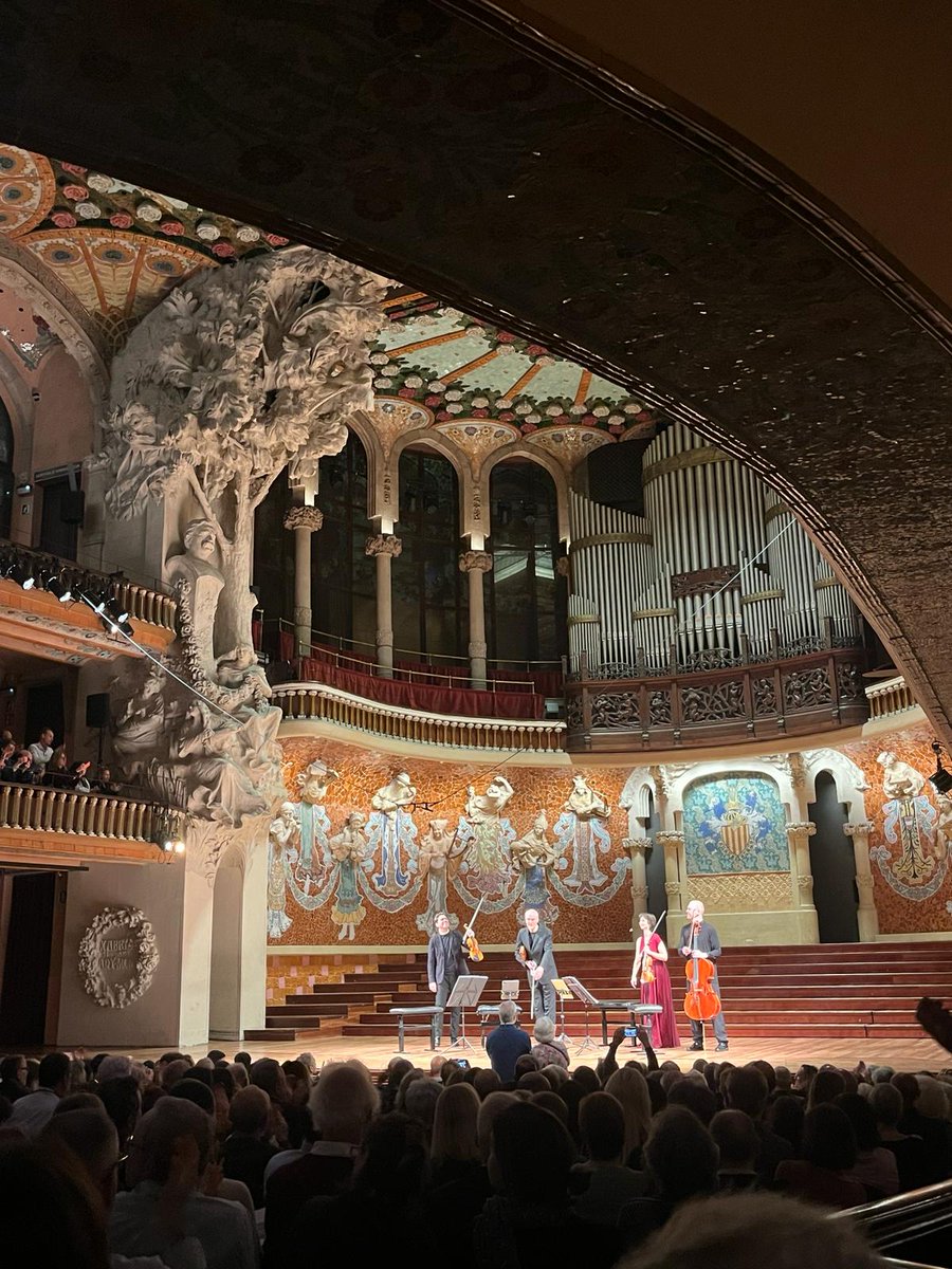 Una altra nit per recordar ♥️ Gràcies per venir a escoltar-nos Bach, Gubaidulina i Beethoven ahir al @palaumusicacat!