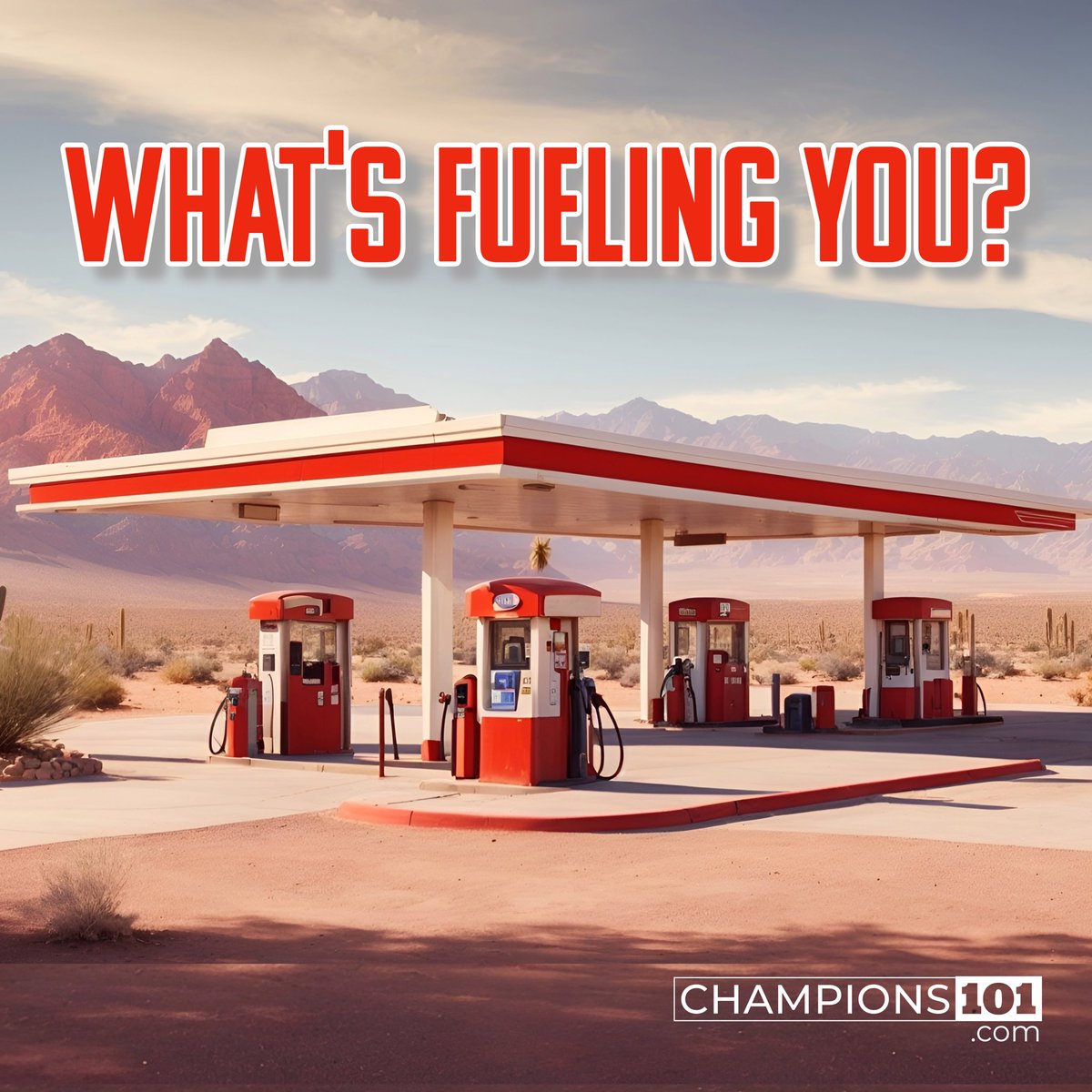 “Are you driven today by love and purpose and service to others? That’s the clean, healthy, powerful kind of fuel that’s capable of sustaining excellence over the long haul.” Read this week’s @Champions_101 Newsletter, “What’s Fueling You?” here: bit.ly/3Pn6f5e