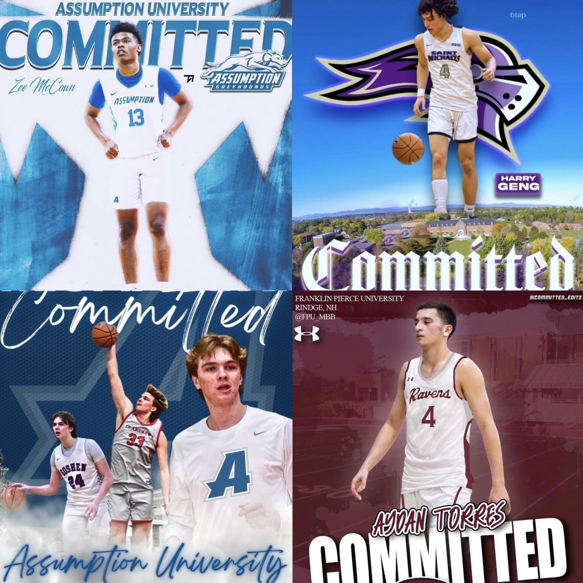 Owen Carlson 🏀 (@0wencarlson) on Twitter photo 🚨New article for <a href="/NERRHoops/">New England Recruiting Report NERRHoops</a>‼️
Four local recruits recently committed D2 to continue their careers in the NE-10…
newenglandrecruitingreport.com/in-the-news/d2…
<a href="/zee13mccown/">zamareon “zee” mccown 💫</a> <a href="/WinchHoops/">Winchendon Hoops</a>
⬆️
<a href="/AssumptionMBB/">Assumption Men's Basketball</a>
⬇️
<a href="/BballlukeB/">Luke Michalski</a> <a href="/SASRIBoysHoops/">SASRIBoysPrepHoops</a>
<a href="/HarryGeng9/">Harry Geng</a> <a href="/SMC_MBB/">Saint Michael's Basketball</a>
<a href="/AydanTorres8/">Aydan Torres</a> <a href="/DarrowHoops/">Darrow School Basketball - NEPSAC AAA</a> <a href="/FPURavensMBB/">Franklin Pierce Men’s Basketball</a> 🚨New article for <a href="/NERRHoops/">New England Recruiting Report NERRHoops</a>‼️
Four local recruits recently committed D2 to continue their careers in the NE-10…
newenglandrecruitingreport.com/in-the-news/d2…
<a href="/zee13mccown/">zamareon “zee” mccown 💫</a> <a href="/WinchHoops/">Winchendon Hoops</a>
⬆️
<a href="/AssumptionMBB/">Assumption Men's Basketball</a>
⬇️
<a href="/BballlukeB/">Luke Michalski</a> <a href="/SASRIBoysHoops/">SASRIBoysPrepHoops</a>
<a href="/HarryGeng9/">Harry Geng</a> <a href="/SMC_MBB/">Saint Michael's Basketball</a>
<a href="/AydanTorres8/">Aydan Torres</a> <a href="/DarrowHoops/">Darrow School Basketball - NEPSAC AAA</a> <a href="/FPURavensMBB/">Franklin Pierce Men’s Basketball</a>