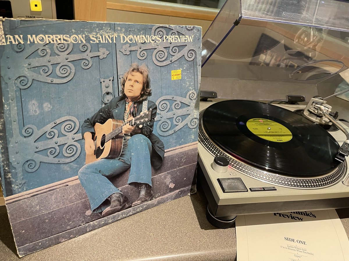 Van Morrison was born in Belfast, Northern Ireland. His father’s record collection exposed him to jazz, soul, gospel, folk, and country music artists in America. Those musical influences are present on Van the Man’s 1972 album ‘Saint Dominic’s Preview’. #VinylTapCurrent