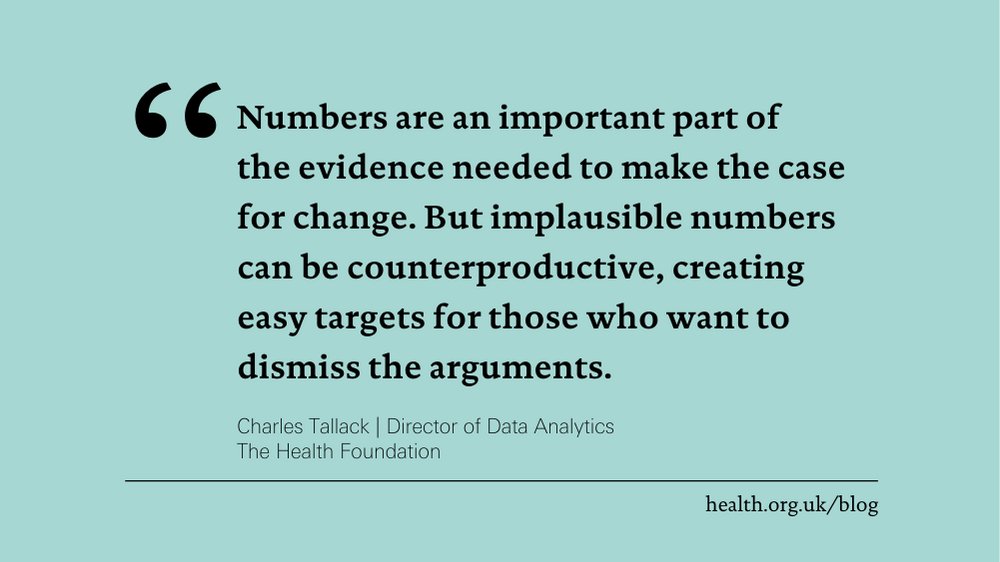 Director of Data Analytics @CharlesTTHF argues for credible messaging about tackling #HealthInequalities. This is crucial to winning over decision makers and influencers who are not yet convinced of the need to act. Read Charles' new blog 👇 health.org.uk/news-and-comme…