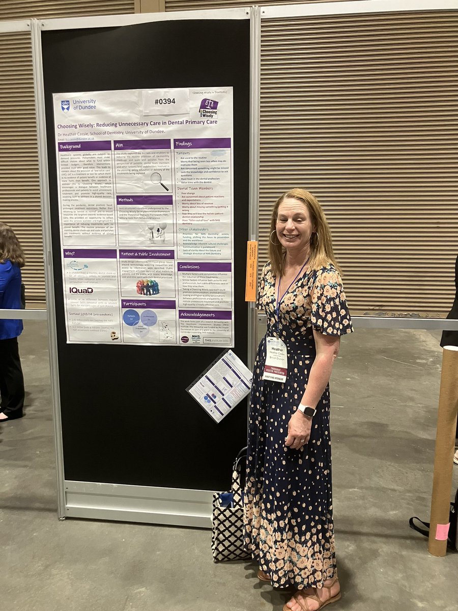 Heather Cassie (@heathercassie77) on Twitter photo Delighted to share my <a href="/THIS_Institute/">THIS Institute</a> funded research about taking a choosing wisely approach in primary care dentistry at #IADR2024 in New Orleans. Great speaking to others interested in promoting shared decision making to reduce unnecessary tests and treatments. <a href="/DundeeDental/">Dundee Dental School</a> Delighted to share my <a href="/THIS_Institute/">THIS Institute</a> funded research about taking a choosing wisely approach in primary care dentistry at #IADR2024 in New Orleans. Great speaking to others interested in promoting shared decision making to reduce unnecessary tests and treatments. <a href="/DundeeDental/">Dundee Dental School</a>