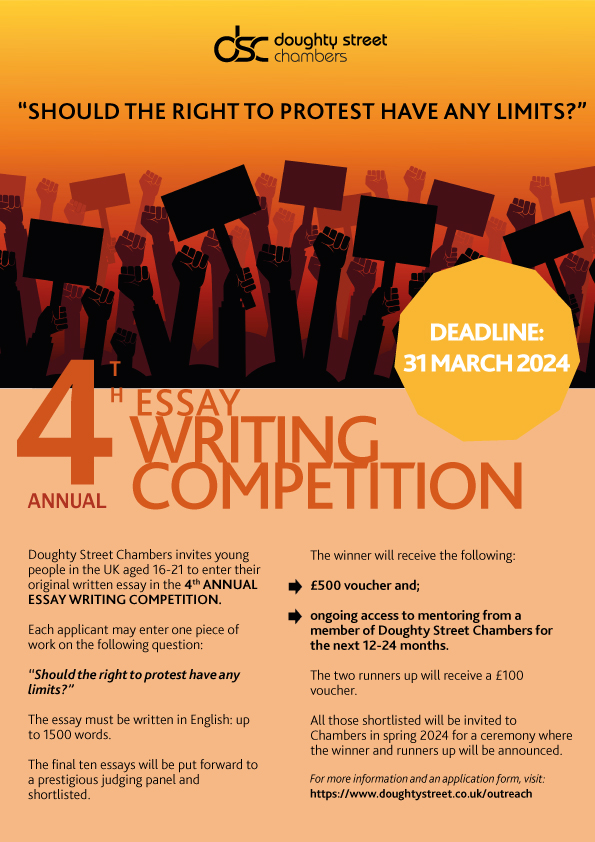 DSC 4TH ANNUAL ESSAY WRITING COMPETITION ✍ Our 4th Annual Essay Writing competition aimed at young people aged 16-18 is live, and the deadline is fast approaching! Judged by a prestigious panel with the winner to be awarded a £500 voucher & ongoing mentoring for 12-24 months!…