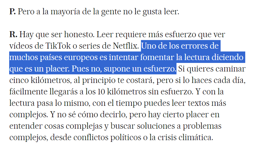 Mihael Kovač, experto en lectura y el efecto de las pantallas: “Quienes mejor usan los ordenadores son grandes lectores de libros” elpais.com/educacion/2024… via <a href="/el_pais/">EL PAÍS</a>